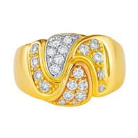 Ringe Idee Preziose dal 1987 Dame in Gelbgold Zircone IP.AK18M/12 - IP.AK18M/12